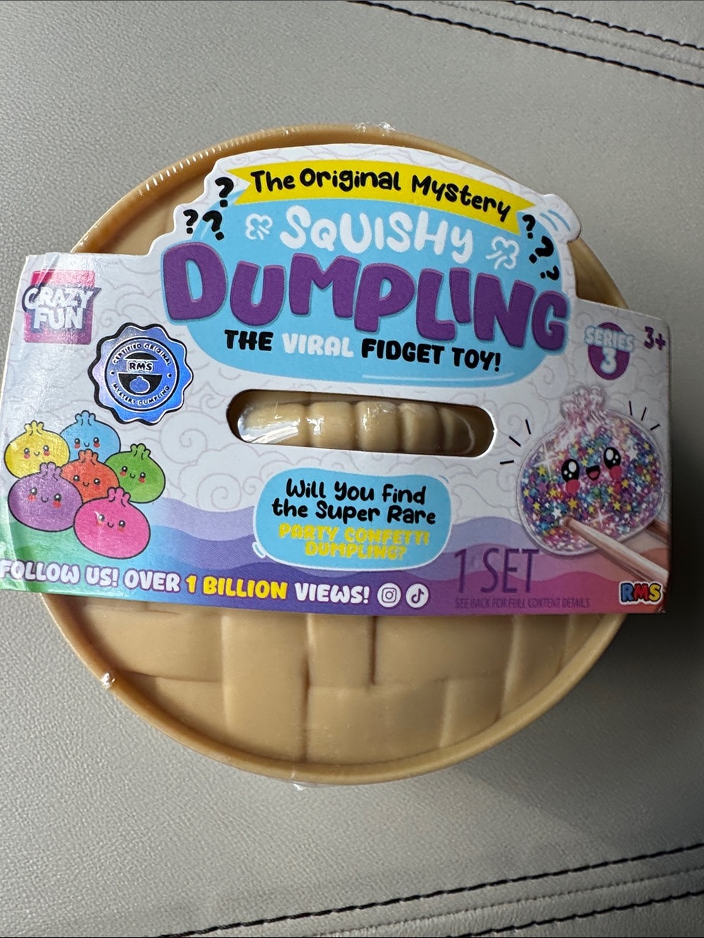 Squishy Dumpling Viral Fidget Toy - Cream Dumpling by